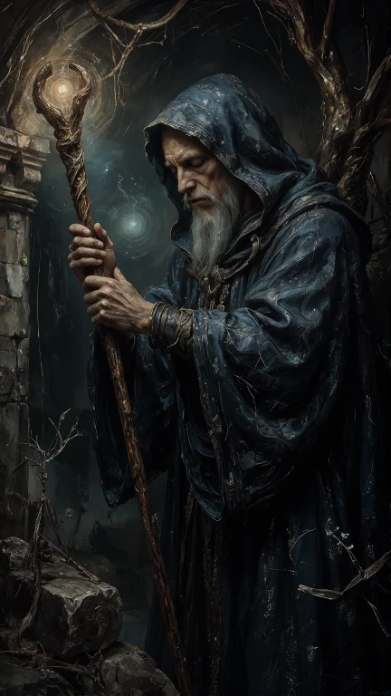 In The Dimly Lit Depths Of An Ancient, Cavernous Dungeon, An...