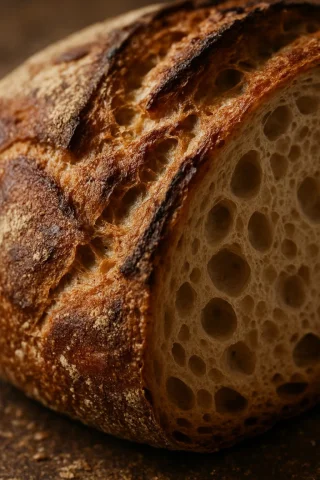 Macro Image Of High Quality Bread, Detailed, Realistic, 8k U... — Stable Diffusion AI Prompt: macro image of high quality bread, detailed, realistic, 8k uhd, high quality