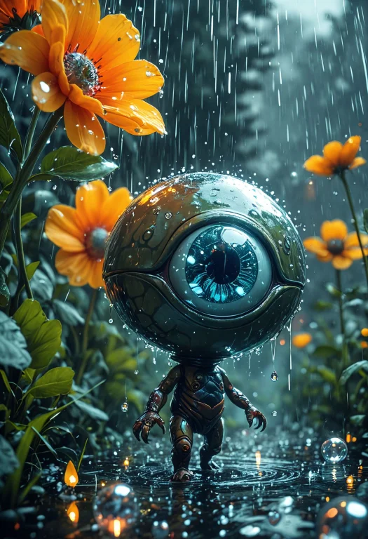 Smoothnoobquality,alien World, Alien Flower, Multicolored Fl...