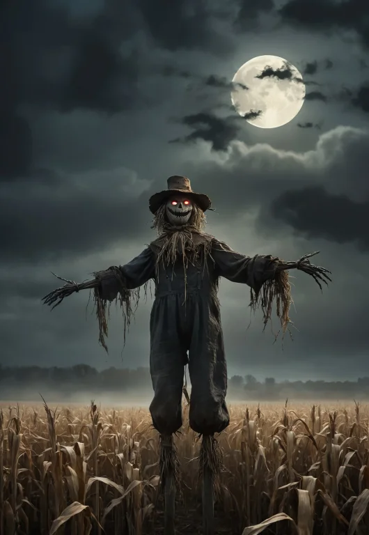 High Quality, 8k, Detailed, An Eerie, Illustrated Depiction...
