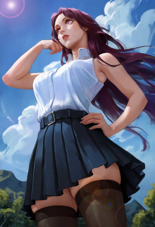 Masterpiece, Best Quality, Score7, Firez, 1girl, Very Long H...