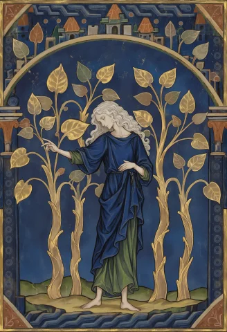 Score7, Score8, Score9, Ornate Border,solo, 1girl, Long Hair... — Stable Diffusion AI Prompt: score_7, score_8, score_9, ornate border,solo, 1girl, long hair, curly hair, blu...