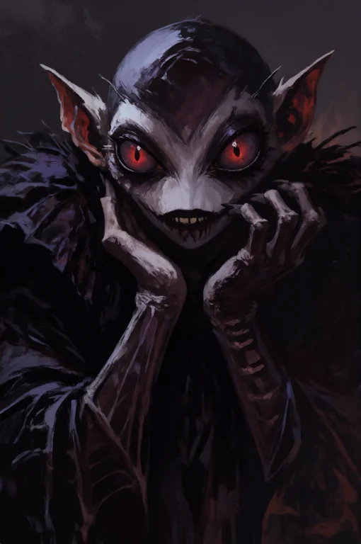 Darkgrimoil Style, Digital Painting, Vampire Portrait, Dark...