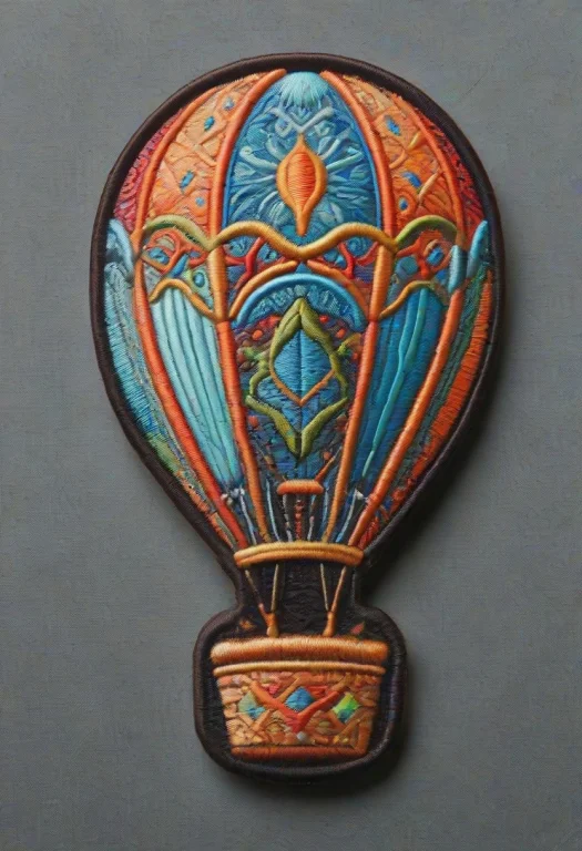 Balloon, Ral-embroideredpatch