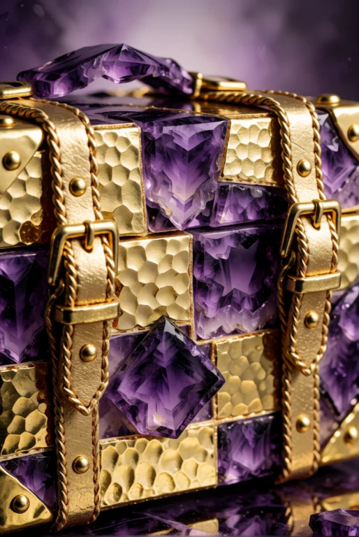 Goldamethystworld, A Steamer Trunk Wrapped In Patchwork Hamm...