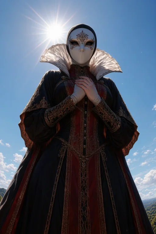 Masterpiece, Best Quality, Exciplit, A Mysterious Figure In...