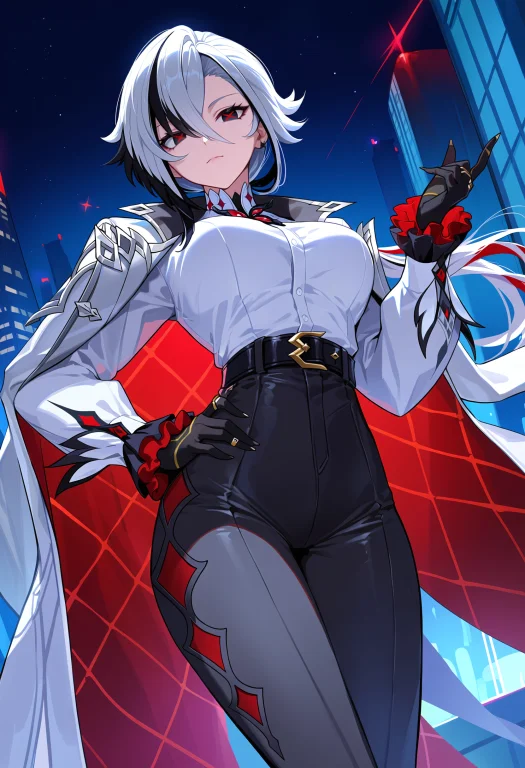 Genshin Impact, Arlecchino Genshin Impact, 1girl, Alternate...