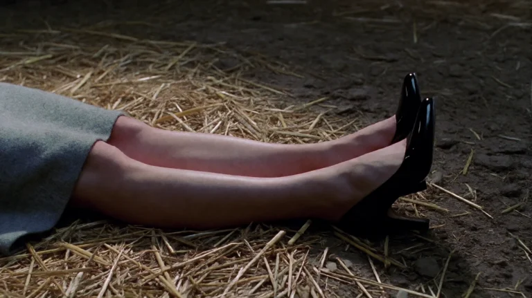 Exstnz1999, A Person Lies Motionless On A Bed Of Straw, Thei...