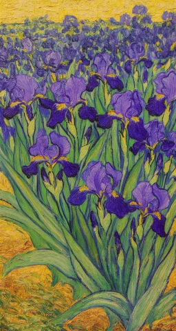 R1792f2dvangog, An Oil Painting A Dense, Wild Field Of Vibra... — Stable Diffusion AI Prompt: r1792f2dvangog, An oil painting A dense, wild field of vibrant violet and cobalt...