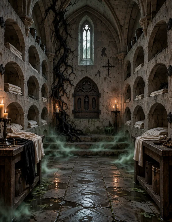 C0nv3nt 0f T0rm3nt, Empty Underground Mortuary Of A Possesse...