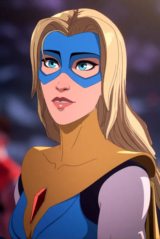 Blobla. This Is A Digital Illustration Of Blonde Blazer In A...