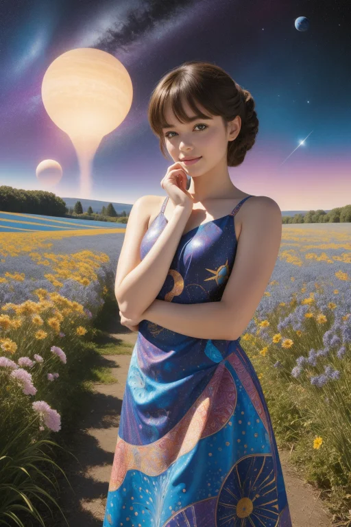 1girl, Magic Realism Art Stylized By Andrea Kowch0.9 , 8k Dr...