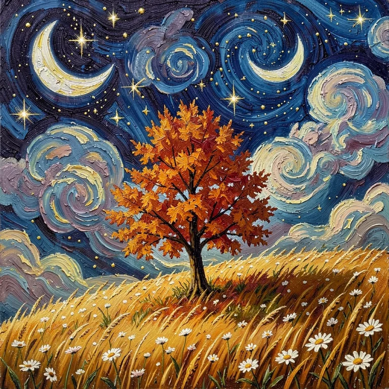 A Vertical Masterpiece Illustration In A Textured Impasto Oi...