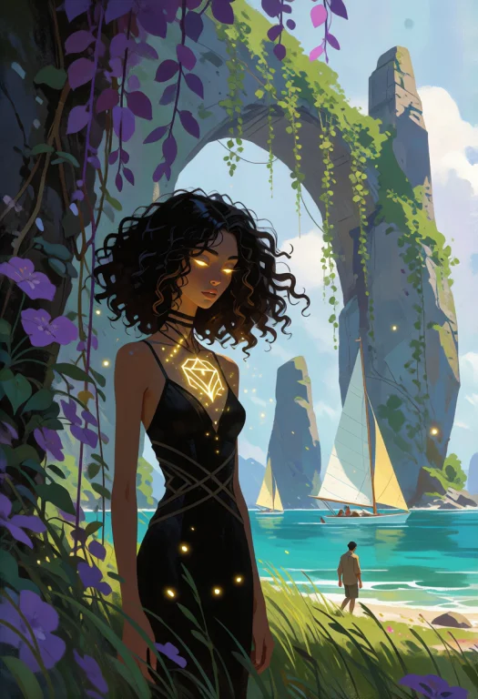 A Blend Of Atmospheric Landscape Concept Art And Illustrativ...