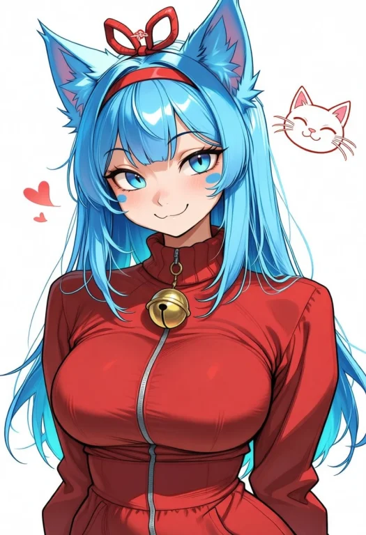 Nice, Cool, Cat, Neko, Girl , Cute Smile, Nice Outfit, Fanta...