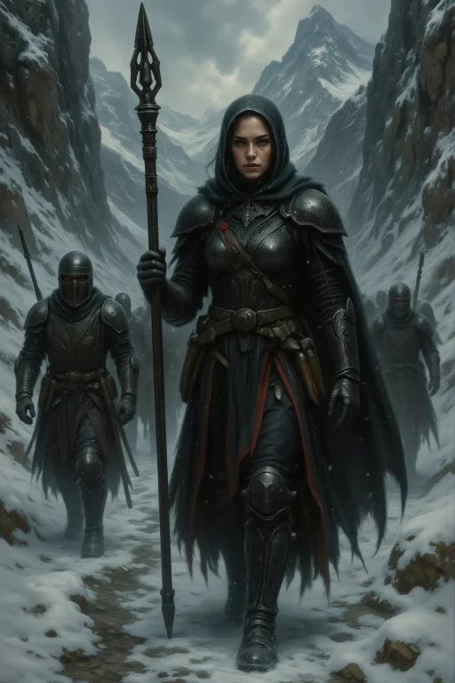 An Atmospheric And Powerful Dark Fantasy. Classical Style Pa...