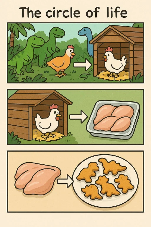 Generate Me A Cute Funny 3 Panel Comic Image Stacked On Top...