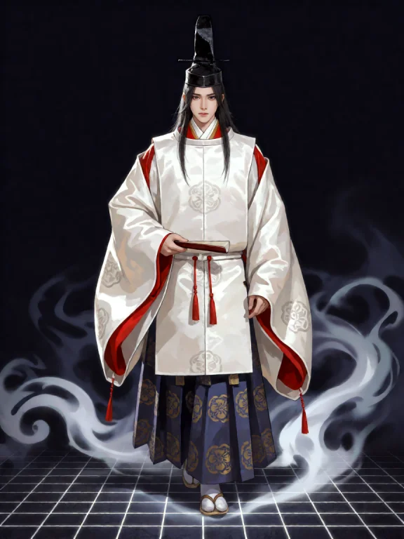 A Realistic Digital Art Portrait Of A Handsome Anime Ghost C...