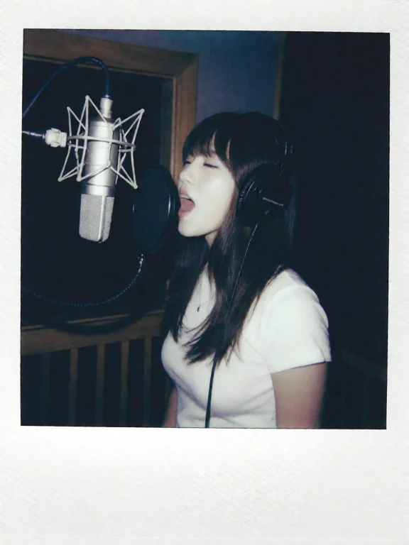 Polaroid, Vintage Polaroid Style Late Night Recording An Ido...