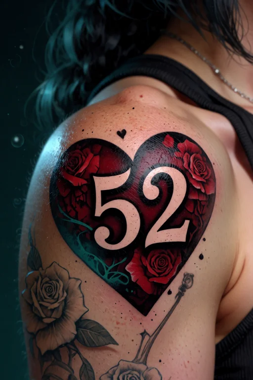 , A Heart 52 Tattoo On Left Shoulder, Your Voice Just Went U...