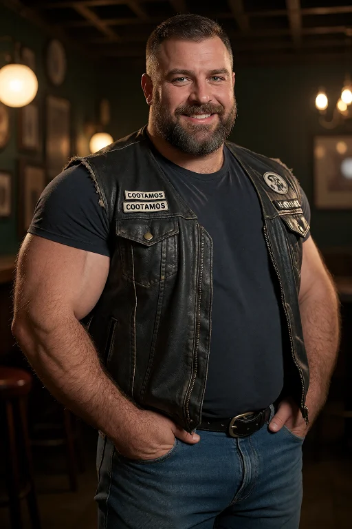 Cootamos, A Chubby, Stocky, Muscular Man, With Short Brown H...
