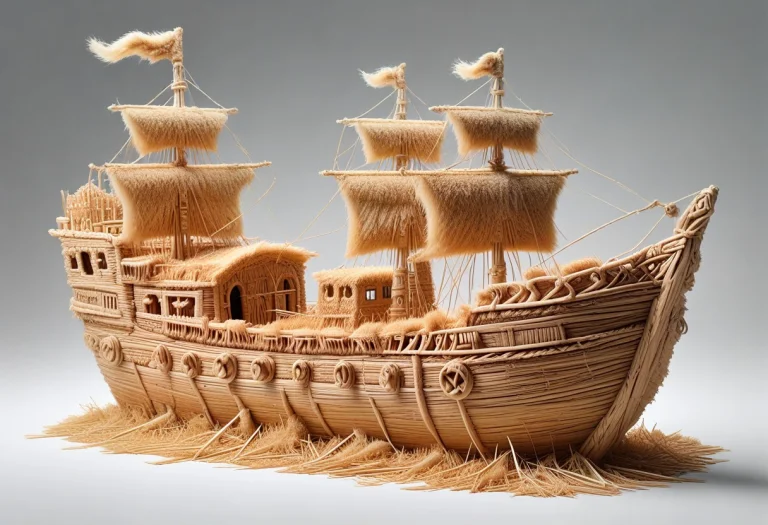 Ship Made Of Straw
