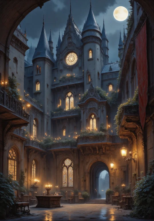 The Castle Looms Against The Sky Like A Wound In The Worldta...