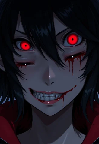 Newanimecore. Anime And Horror Art Style. A Dramatic 2 Face... — FLUX AI Prompt: Newanimecore. anime and horror art style. a dramatic 2 face close up. a fantasy...