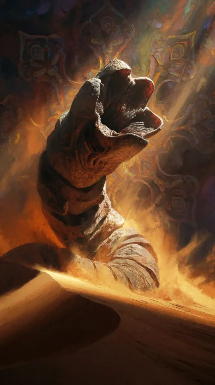 Subject And Action A Colossal, Ancient Sandworm Rises From T...