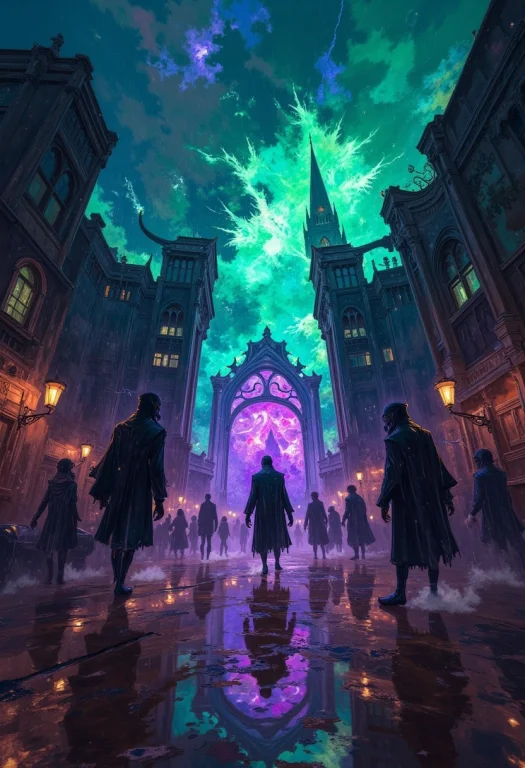 A Visually Stunning And Cinematic Fantasy Scene, Captured In...