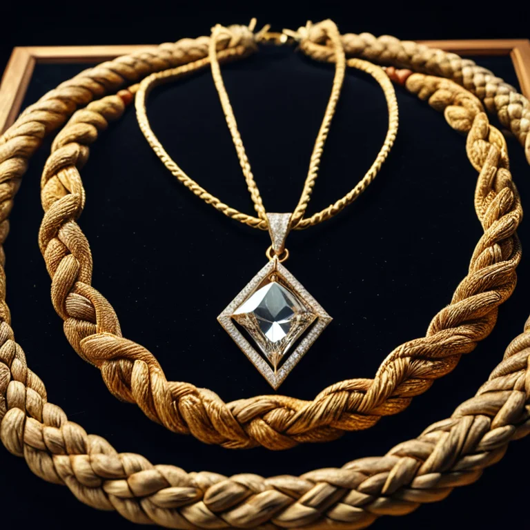 An Opulent Diamond Necklace Displayed On Black Velvet In A J...