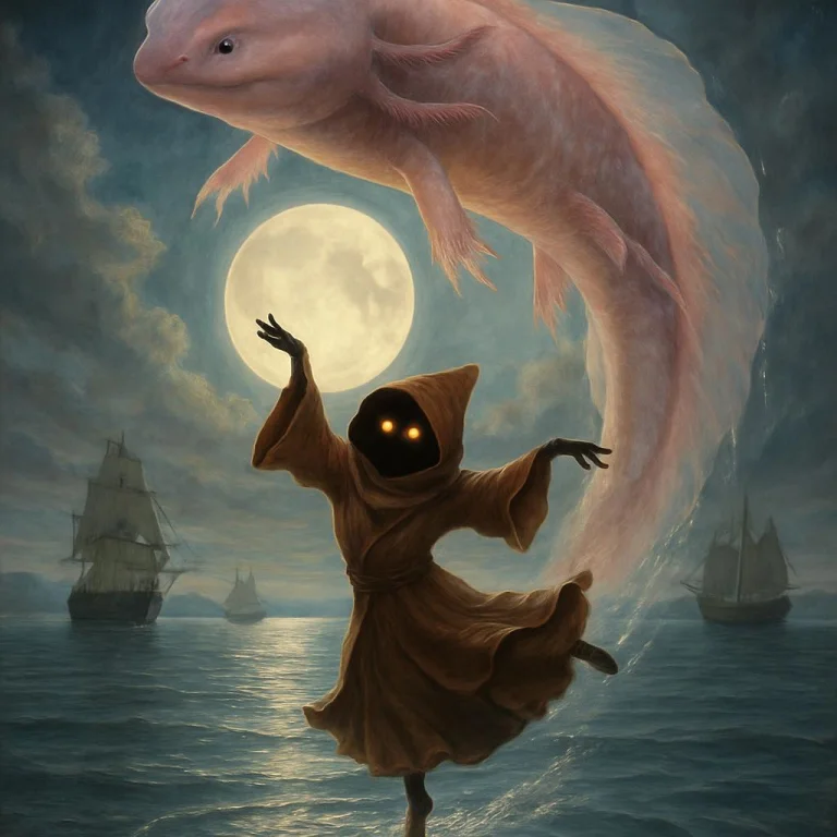 A Hyper-realistic Painting Of A Female Jawa Dancing With Ele...