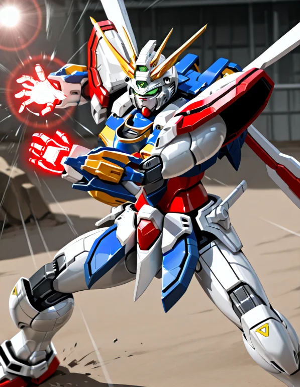Loragf13-017njiigodgundamillustrious1,god Gundam, Mecha, Rob...