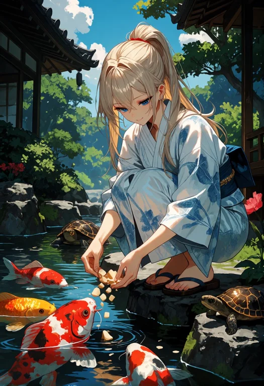 Japanese Manga Style, Sophisticated Anime Paint Illustration...