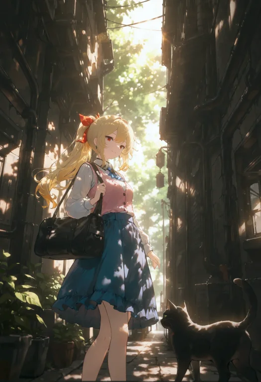 1girl, Solo, Lazypos, Depth Of Field, Cinematic Lighting, Vo...