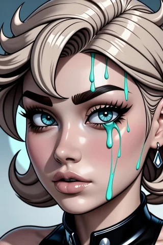 Woman Face Closeup, Mullet, , Ultimate Quality, Finely Craft... — Stable Diffusion AI Prompt: woman face closeup, mullet, , Ultimate quality, Finely crafted, realistic,