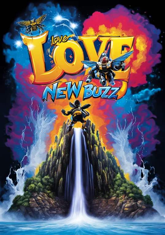 Print Design, Advertising For New Movie Called Love Buzz ,...