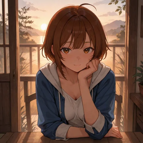Anime Girl in Warm Ambient Romantic Glow – Stable Diffusion Prompt — Stable Diffusion AI Prompt: high quality, masterpiece, romantic background, warm ambient lighting, warm atmo...