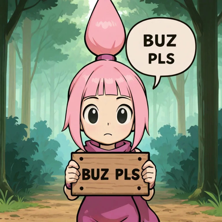 Kat Warioware, Solo, 1girl, Pink Hair, High Ponytail, Forest...