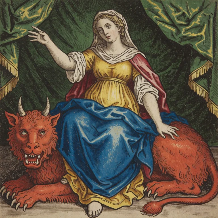 Close To  The Whore Of Babylon, Upon A Beast, Apocalypse,