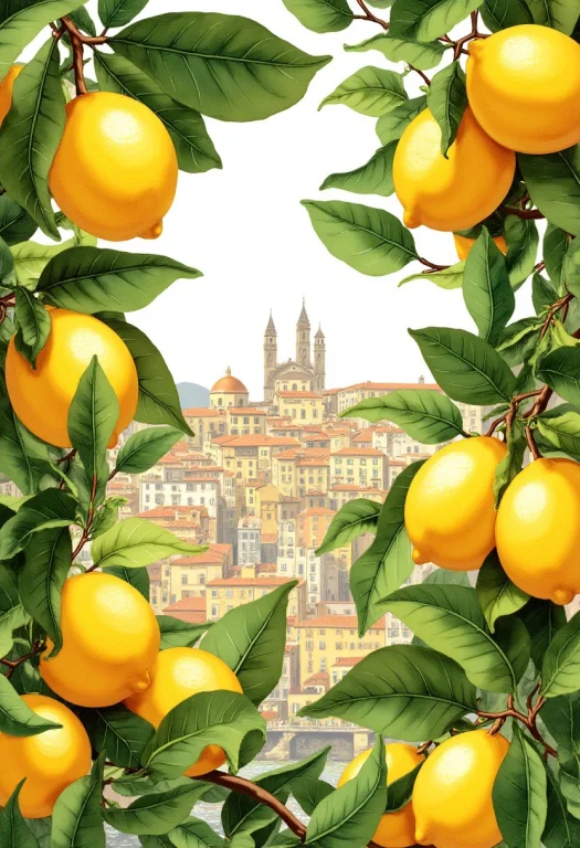 A Beautiful Image Of Lemons. The Lemons Are Surrounded By Lu...