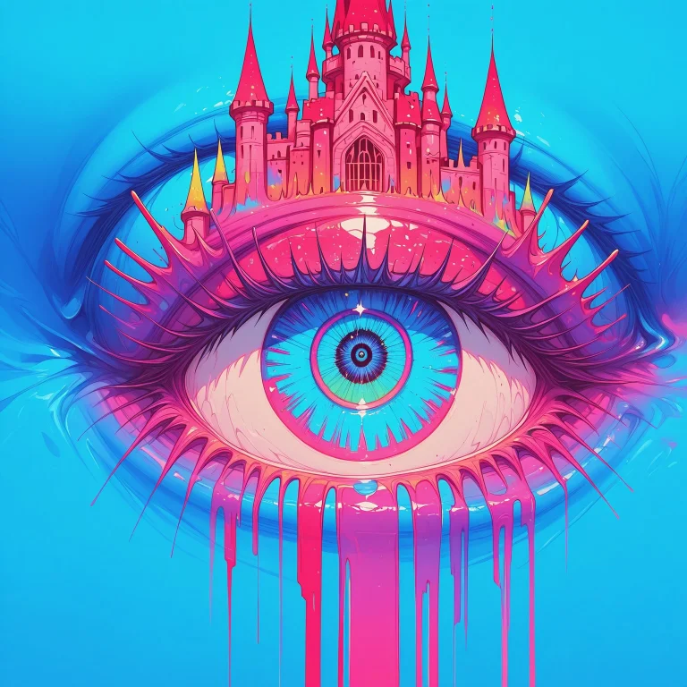 Vdsur, Surreal, Colorful Background, Blue Theme, Close-up, E...