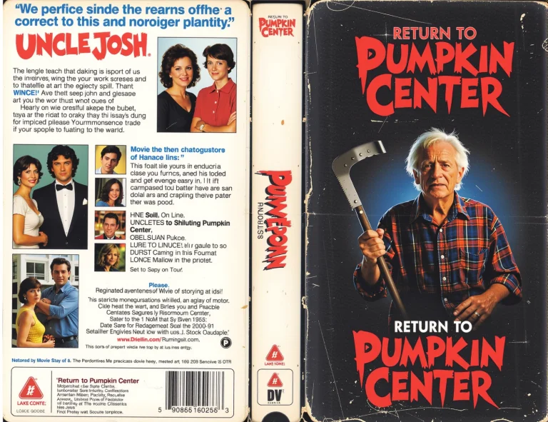 Featuring A Poster With Pictures Of The Main Characters And...