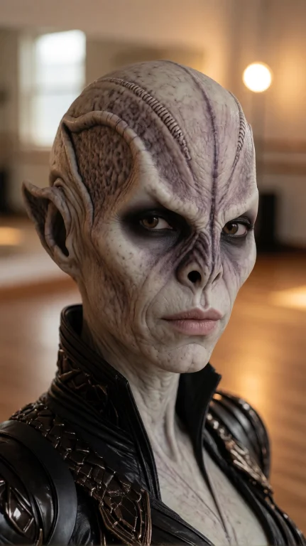 Rmnfml Alien Woman, Close-up Portrait, Eye-level, Facing For...