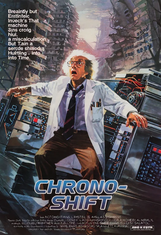 80sm0v13p0st3r, An 80s Movie Poster For A Sci-fi Movie Calle...