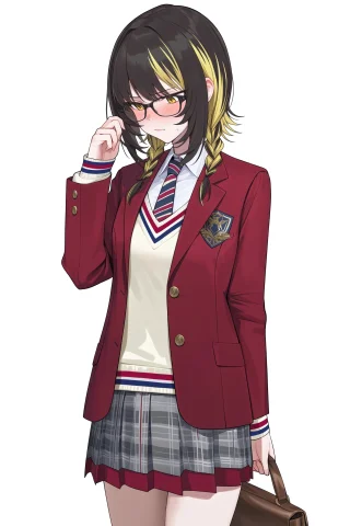 Masterpiece AI Portrait Prompt — Stable Diffusion AI Prompt: @oklstl, @auui, masterpiece, best quality, 2025, score_7, safe, 1girl, ikaruga l...