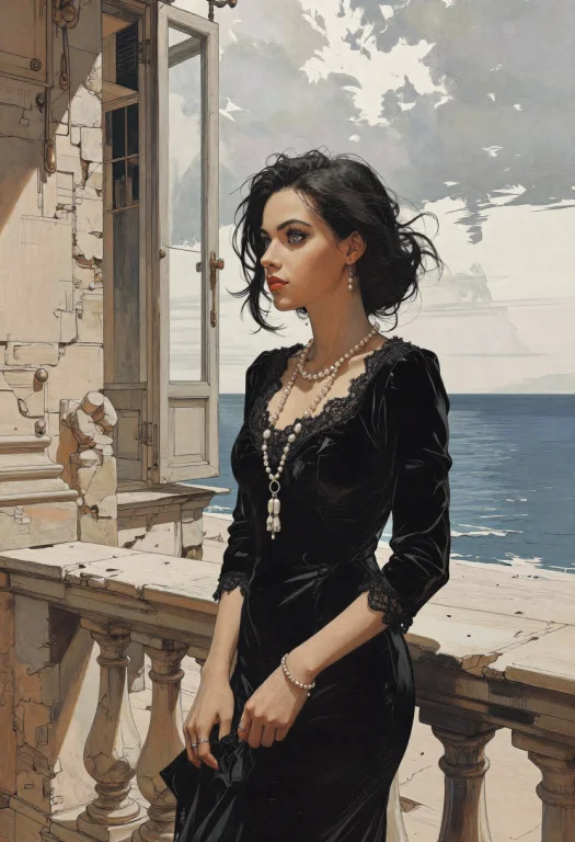 Bradhamel Art Style, Young Russian Intellectual Woman Of Ref...
