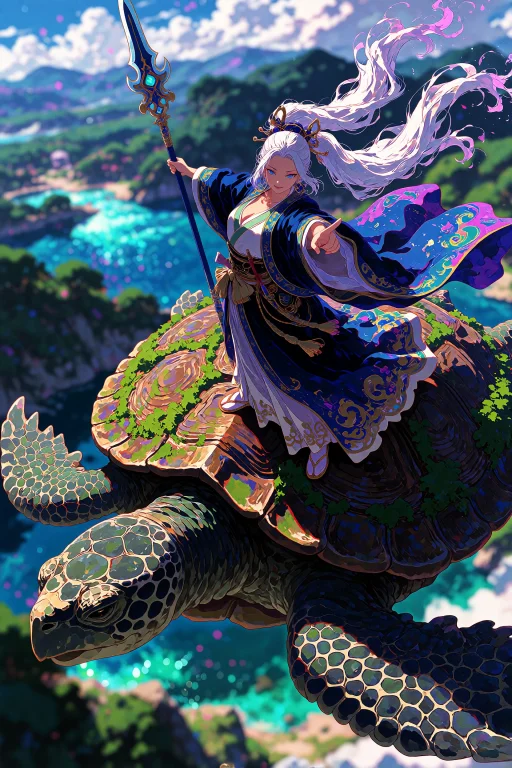 A Surreal Digital Painting, Sharp Focus On A Beautiful Sorce...