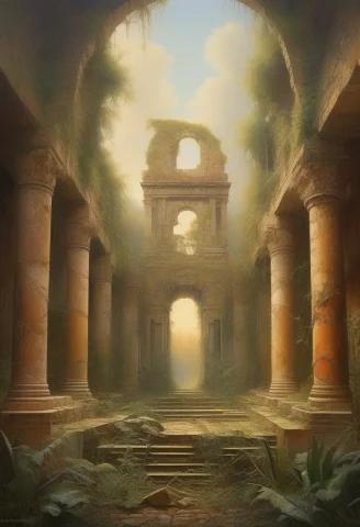 Best Quality, Highly Detailed, The Overgrown Ruins Of A Forg... — SDXL AI Prompt: best quality, highly detailed, the overgrown ruins of a forgotten civilization,...