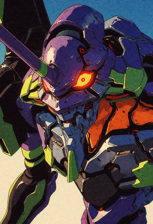 Retroscifi90s, Retroartstyle, Retro, Cyberpunk, A Vibrant Di...
